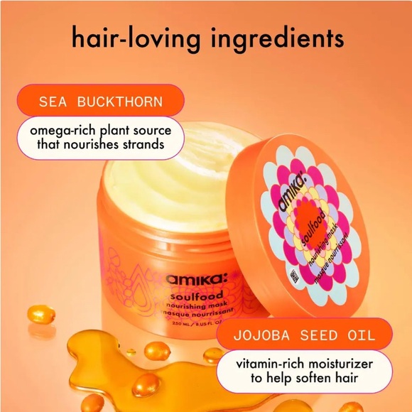 Amika Soulfood Nourishing Mask 250ml BNIB - Picture 3 of 5